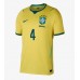 Muški Nogometni Dres Brazil Marquinhos #4 Domaci SP 2026 Kratak Rukav